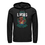 Stranger Things Lucas Costume Schwarz Kapüşonlu Unisex Sweatshirt