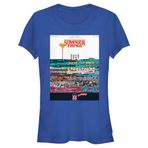 Stranger Things Pixel Things Royal Mavi Kadın T-shirt