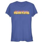 Stranger Things Royal Blue Kadın T-Shirt