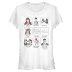 Stranger Things Story Short Sleeve Weiß Kadın T-shirt