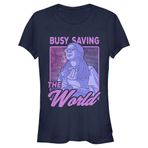 Stranger Things Suzie Poo Navy Mavi Kadın T-shirt
