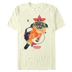 Stranger Things Thinking Cap Short Sleeve Doğal Erkek T-shirt