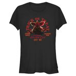 Stranger Things Trick Or Treat Hunters Schwarz Kadın T-shirt