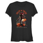 Stranger Things Trick Or Treating Demo Schwarz Kadın T-shirt