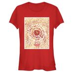 Stranger Things Waffle Poster Rot Kırmızı Kadın T-shirt