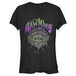 Stranger Things Welcome to Hawkins Schwarz Kadın T-shirt