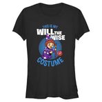 Stranger Things Will Costume Schwarz Kadın T-shirt