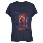 Stranger Things Will Open Door Poster Navy Blue Kadın T-shirt