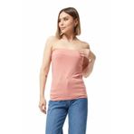 Straplez Bluz Şeftali - 0015.138