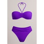 Straplez - Twist Bikini Takım - 42 - Neon