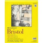 Strathmore 300 Serisi Bristol Pürüzsüz Kağıt Ped 27,9 x 35,6 cm, 20 Yaprak, Kağıt, Şeffaf, 11x14