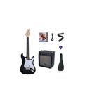 Strauss Esh-211 Bk Elektro Gitar Hss - Siyah Set(ANFİ-SOFTCASE-ASKI-TEL-KABLO-PENA)