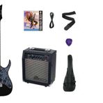 Strauss ESH-22 BK ELEKTRO GİTAR HSS - SİYAH SET (ANFİ-SOFTCASE-ASKI-TEL-KABLO-PENA)