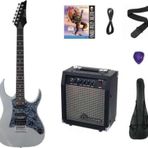 Strauss ESH-22 MS ELEKTRO GİTAR HSS - METALİK GRİ SET (Amfi-SOFTCASE-ASKI-TEL-KABLO-PENA)