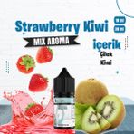 Strawberry Kiwi Mix Aroma Çilek Kivi Gıda Aroması 10 ml