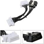 Streak 16 Pin OBD2 Uzatma Y Kablosu ELM327 1 Erkek 2 Dişi Plastik ve Metal Malzeme 1 Adet