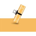 Streak iPhone 7 8 11 x Xs Kulaklık Şarj Aleti Girişi Çoklayıcı Lightning - Gold