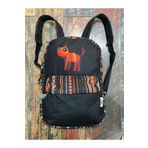Street Bag Etnik Otantik Bohem Kedi Desenli Su Geçirmez Sırt Çantası Tablet Bölmeli