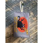 Street Bag Kedi Baskılı Kalemlik , El Çantas , Baskılı Bez Çanta , Makyaj Çantası - Renkli Taba