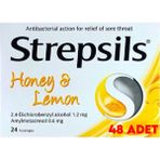 Strepsils Bal & Limon 24 Pastil 48 Adet