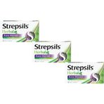 Strepsils Herbal Kara Münver + C Vitamini & Çinko İçeren Pastil (3 Adet)