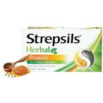 Strepsils Herbal Propolis Şekersiz, 16 Pastil, 12 Kutu