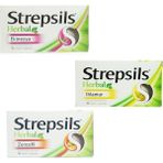 Strepsils Herbal Zencefil 16 Pastil - Strepsils Herbal Ihlamur 16 Pastil - Strepsils Herbal Ekinezya 16 Pastil Seti