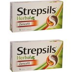 STREPSİLS Herbal Zencefil Boğaz Pastili X 2 Adet