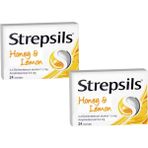Strepsils Limon & Bal Aromalı Pastil (2 Adet)
