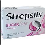Strepsils Şekersiz Elderberry Pastil, 24 Pastil, 5 Adet
