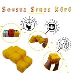 Stres Küpü Sonsuz Küp Fidget Popit (sarı)