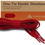 STRIDDEN 1 çift tek kravat elastik düz ayakkabı bağcığı spor ayakkabı botları için, çevre dostu streç dantel ayakkabı Slip-Ons/No-Tie içine ayakkabı açar, 10 Alacakaranlık Kırmızı, 47 in