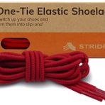 STRIDDEN 1 çift tek kravat elastik yuvarlak ayakkabı bağcığı spor ayakkabı botları için, eko-pozitif streç dantel ayakkabı slip-ons/noTie içine çevirir, 10 Alacakaranlık Kırmızı, 36 in