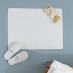 Stripe Armürlü Beyaz - 50x70 cm Ayak Havlusu