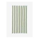 Striped Gauze Pamuk Peştamal Yeşil 90x175