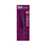 Strleasy 6209 Profesyonel Cımbız, Solingen Çeliği, Düz Uçlu, Siyah