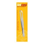 STRLEASY 6278 N Cımbız, Düz İnce Uç, Yüksek Kalite Dayanıklı Metal, Metalik Gri/Gümüş