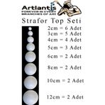 Strofor Köpük Top 2cm 3cm 4cm 5cm 6cm 8cm 10cm 12cm 26 Adet Yuvarlak Strafor Top Küre Okul Deney Köpük Toplar