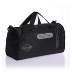 Strong Bag Strong Ayakkabı Bölmeli Spor Ve Antrenman Çantası , Fitness Çantası , Seyahat Çantası Yn01 Siyah Siyah