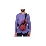 Strong Bag Strong Çapraz Askılı Göğüs ve Sırt Çantası, Günlük Body Bag Çanta - Bordo