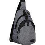 Strong Bag Strong Çapraz Askılı Göğüs ve Sırt Çantası, Günlük Body Bag Çanta - Gri