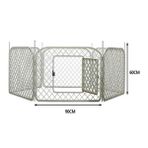 Strong Kedi Ve Köpek İçin Altıgen Çit Panel Model 90x60 Cm