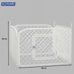 Strong Plastik 90x60 cm 4 Adet Panel Köpek Çiti