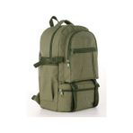 Strong Unisex Kanvas Kumaş Laptop Bölmeli Outdoor Sırt Çantası Dağcı Sırt Çantası Escp01 Haki Yeşil