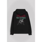 Stronger Than Yesterday Dünden Daha Güçlü Dog Ön ve Arka Baskılı Sweatshirt Unisex Kapüşonlu Hoodie Siyah