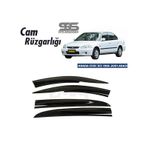 STS Oto Aksesuar Cam Rüzgarlığı Honda Civic Ies 1996-2001 Arası Sedan Mügen Tip Piano Black