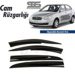 STS Oto Aksesuar Cam Rüzgarlığı Hyundai Accent Era 2006-2012 Arası Mügen Tip Piano Black