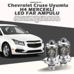 STS Oto Aksesuar Chevrolet Cruze Mercek LED Xenon Şimşek Etkili Oto Ampul Çift Renk