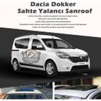 STS Oto Aksesuar Dacia Dokker Parlak Siyah Yalancı Çakma Sahte Sunroof