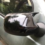Sts Oto Aksesuar Dacia Sandero 2009-2020 Batman Yarasa Ayna Kapagi Piano Black Abs Plastik